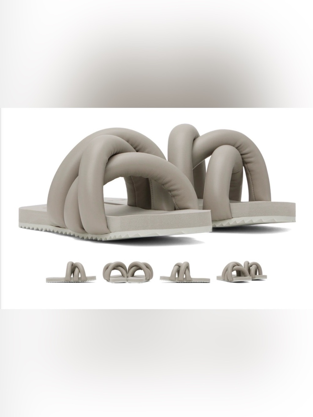 YUME YUME Gray Tyre Sandals